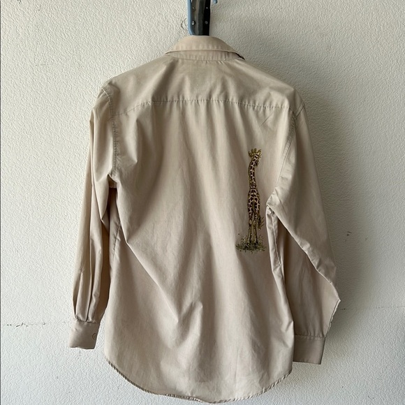 Doodle Collection Beige Shirt with Animals size S - Picture 5 of 5